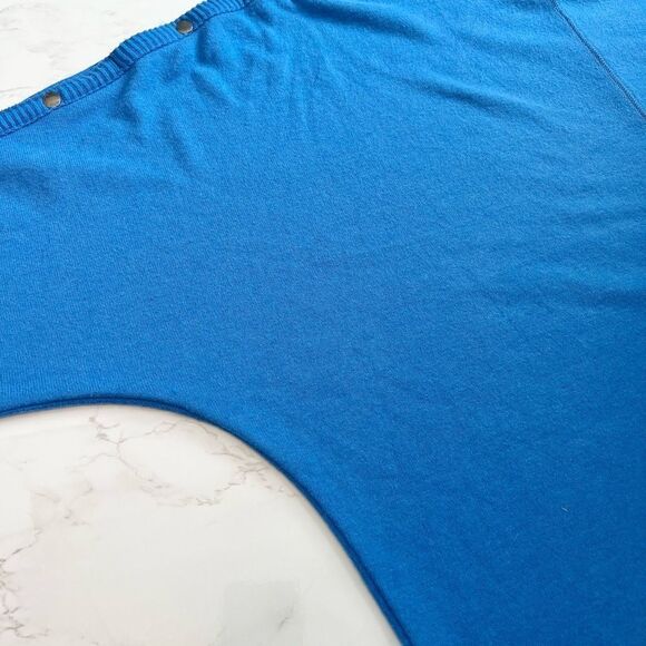 Vince Camuto Cozy Dolman Sleeve Sweater in Metro Blue Medium - Picture 7 of 10